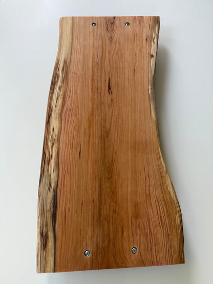 Back of spalted cherry charcuterie board 